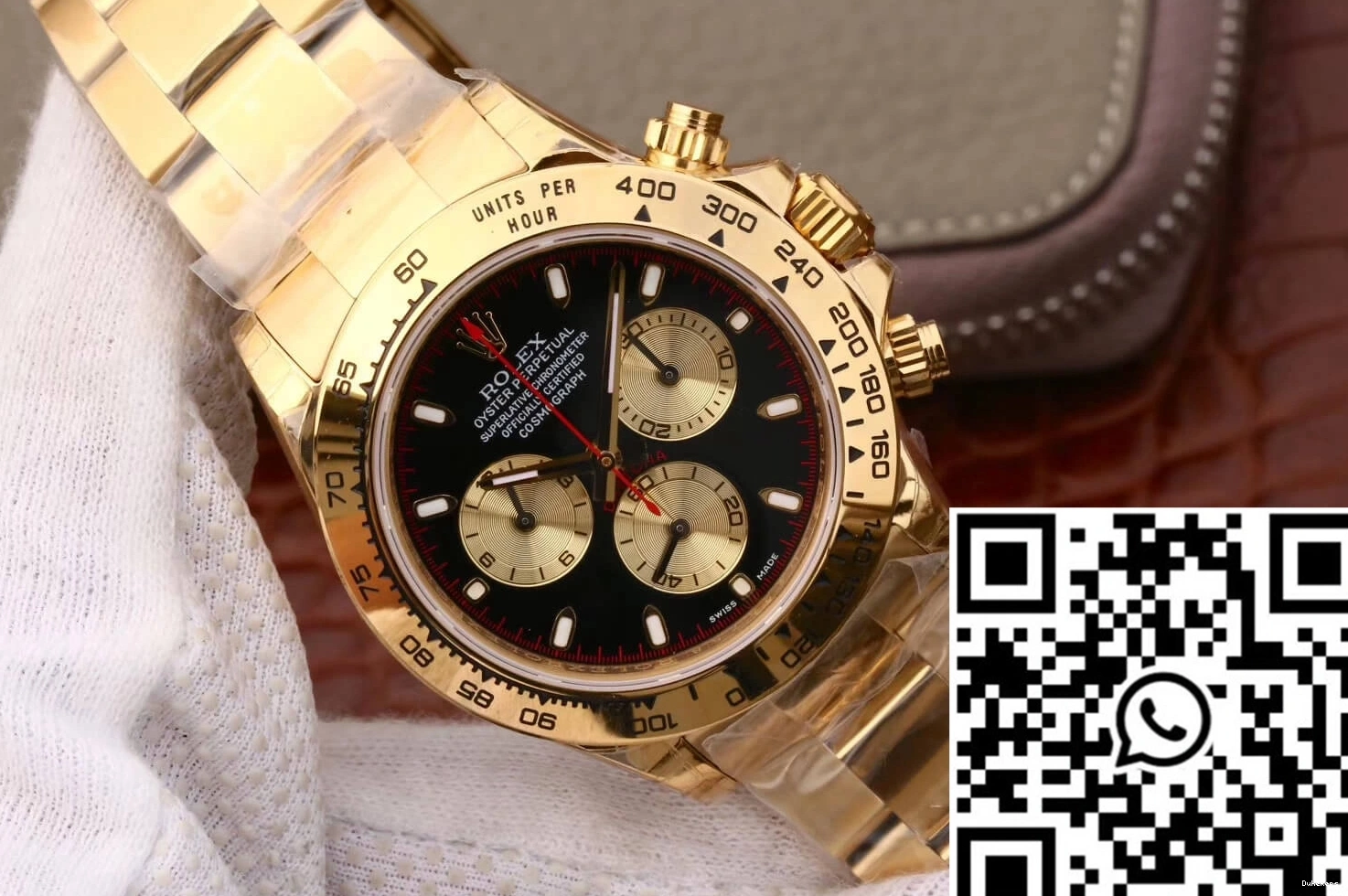 Black Dial JH M116508-0009 Daytona Cosmograph Rolex Factory 1022